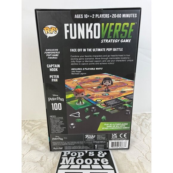 Peter Pan 100 Funkoverse Strategy Game 2-Pack Chase Brand New - Picture 4 of 11